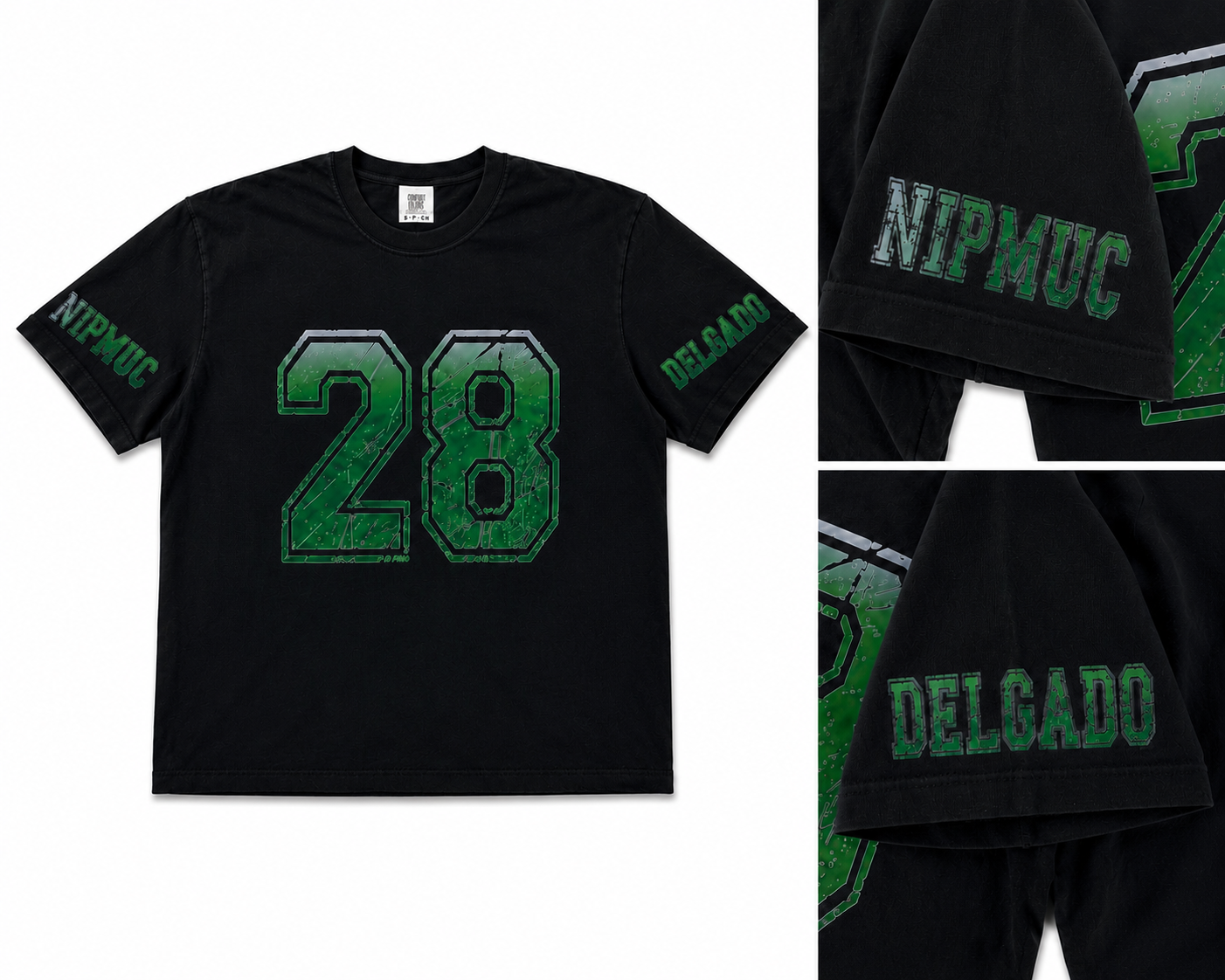 Nipmuc Football Comfort Colors - Women's Garment-Dyed Heavyweight Boxy T-Shirt Cropped T-shirt