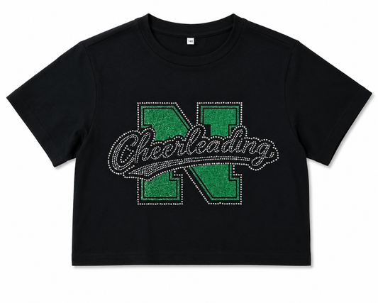 Nipmuc Cheer YOUTH Cropped T-shirt